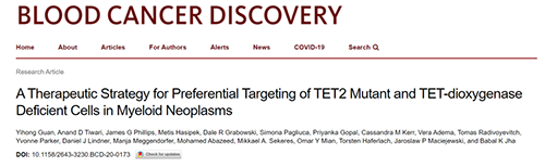 研究者形貌了一种新型靶向抗癌药物，这种药物可能会有用地治疗某些常见的白血病。