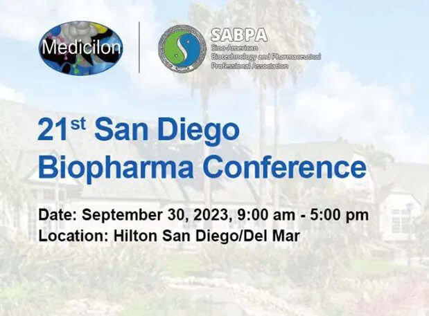 9月30日，南宫28陈春麟博士将出席第21届圣地亚哥生物制药大会