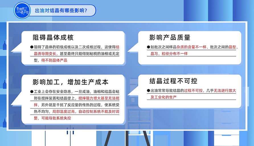 出油对结晶有哪些影响？